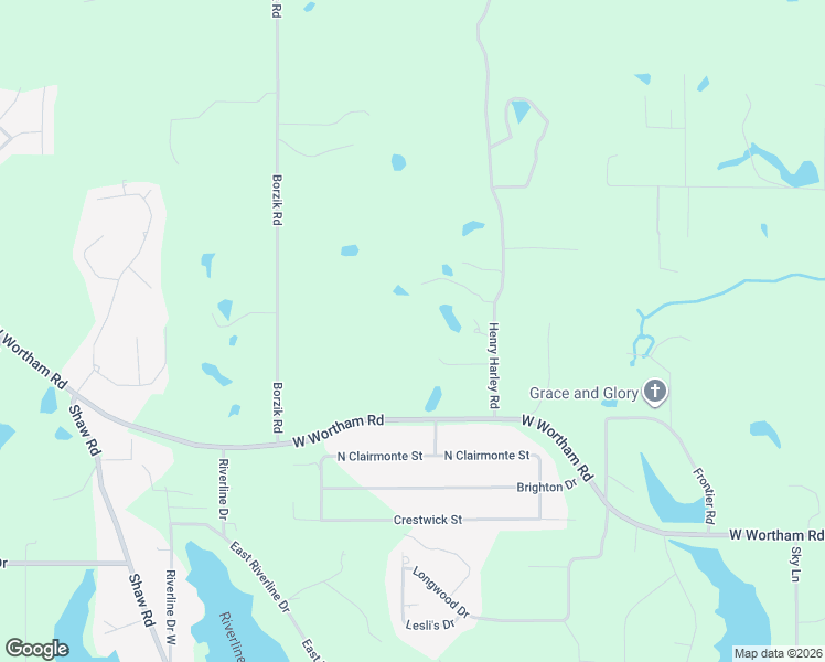 map of restaurants, bars, coffee shops, grocery stores, and more near 19354 West Wortham Road in Saucier