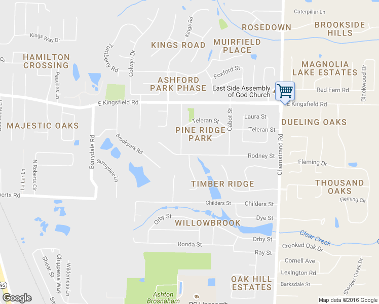 map of restaurants, bars, coffee shops, grocery stores, and more near 508 Rodney Street in Pensacola