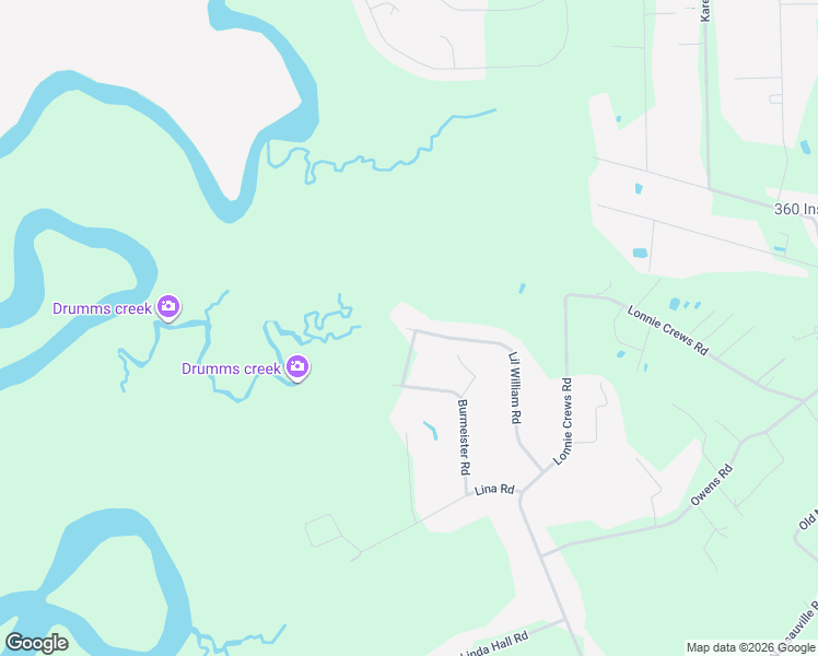 map of restaurants, bars, coffee shops, grocery stores, and more near 85300 Lil William Road in Fernandina Beach