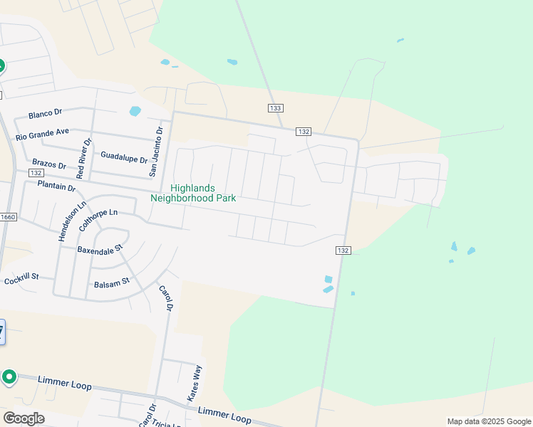 map of restaurants, bars, coffee shops, grocery stores, and more near 1174-1336 County Road 132 in Hutto