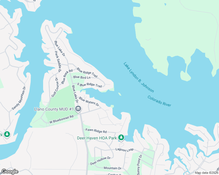 map of restaurants, bars, coffee shops, grocery stores, and more near 403 Blue Ridge Circle in Horseshoe Bay