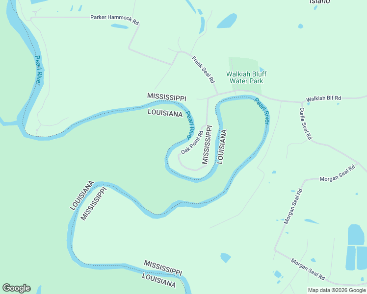 map of restaurants, bars, coffee shops, grocery stores, and more near 66 Oak Point Road in Picayune