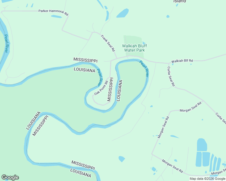 map of restaurants, bars, coffee shops, grocery stores, and more near 148 Oak Point Road in Picayune