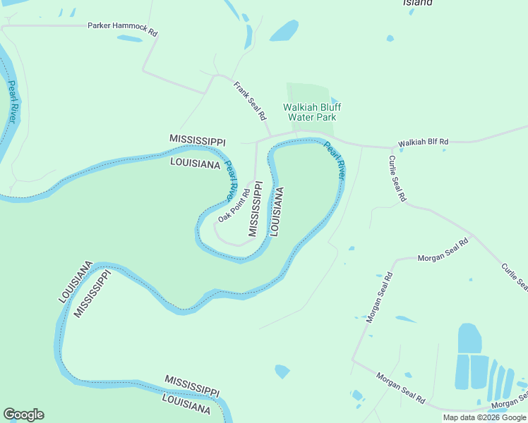 map of restaurants, bars, coffee shops, grocery stores, and more near 148 Oak Point Road in Picayune