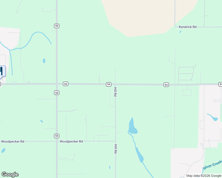 map of restaurants, bars, coffee shops, grocery stores, and more near 23443 Hill Rd in Silverhill