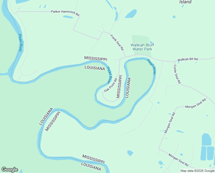 map of restaurants, bars, coffee shops, grocery stores, and more near 66 Oak Point Road in Picayune