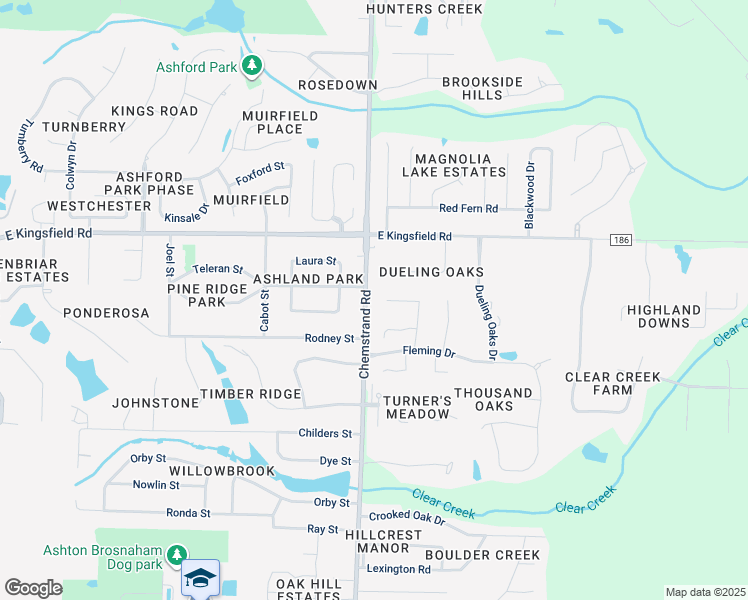 map of restaurants, bars, coffee shops, grocery stores, and more near 11549 Thousand Oaks Drive in Pensacola