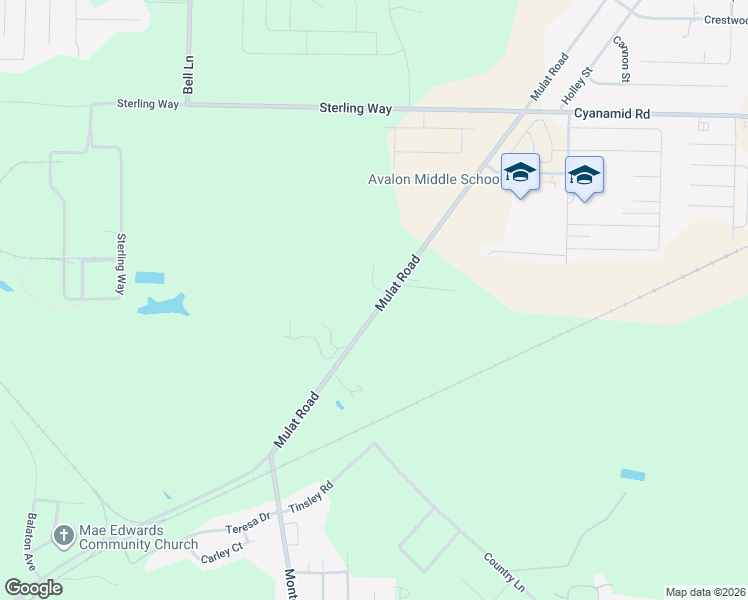 map of restaurants, bars, coffee shops, grocery stores, and more near 5312 Mulat Road in Milton