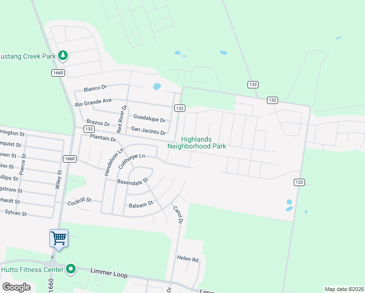 map of restaurants, bars, coffee shops, grocery stores, and more near 307 Bluejack Way in Hutto