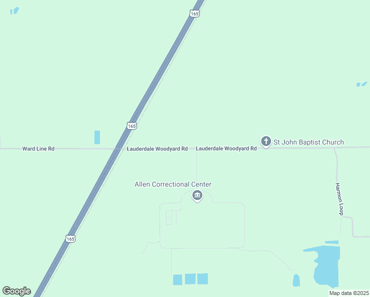 map of restaurants, bars, coffee shops, grocery stores, and more near 3751 Lauderdale Woodyard Road in Kinder