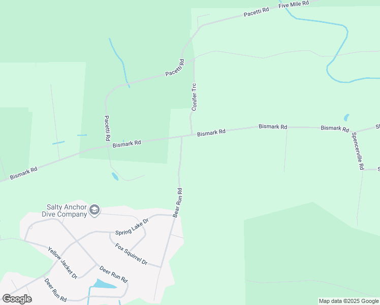 map of restaurants, bars, coffee shops, grocery stores, and more near 55798 Bear Run Road in Callahan