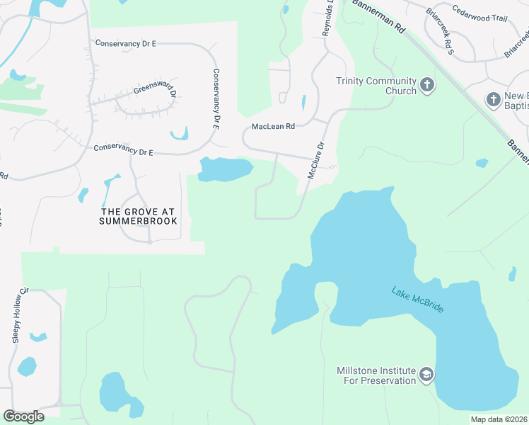 map of restaurants, bars, coffee shops, grocery stores, and more near 7699 McClure Drive in Tallahassee