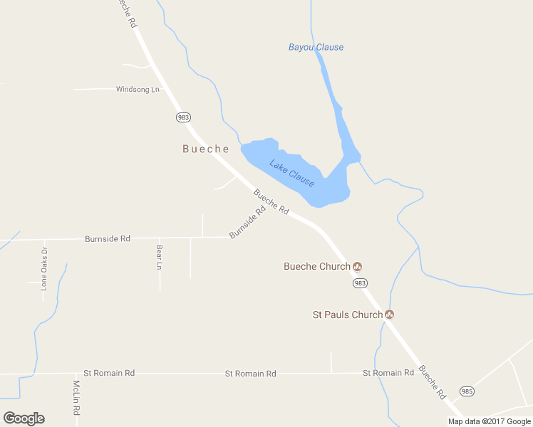 map of restaurants, bars, coffee shops, grocery stores, and more near 6949 Bueche Road in Bueche