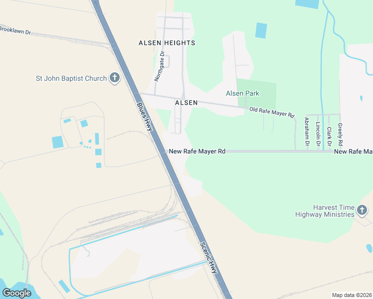 map of restaurants, bars, coffee shops, grocery stores, and more near 302 New Rafe Mayer Road in Baton Rouge