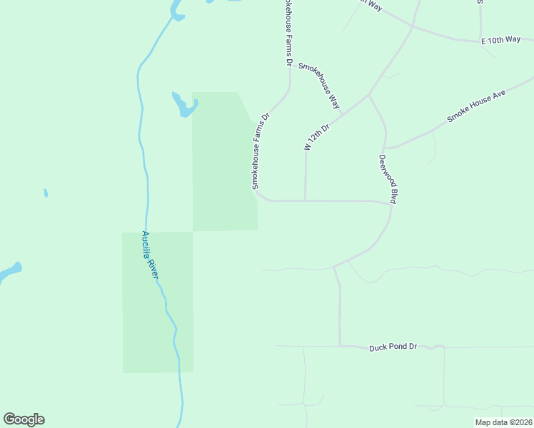 map of restaurants, bars, coffee shops, grocery stores, and more near Smokehouse Farms Drive in Jefferson County