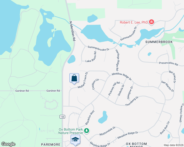 map of restaurants, bars, coffee shops, grocery stores, and more near 6393 Mallard Trace Drive in Tallahassee