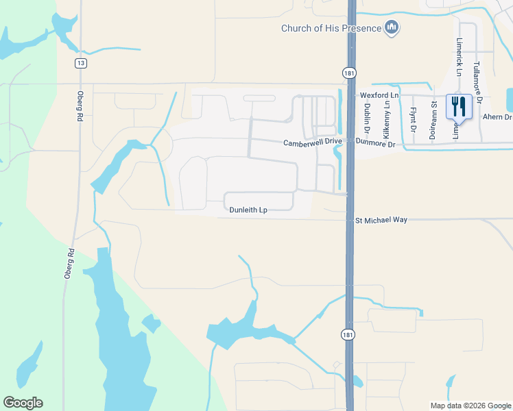 map of restaurants, bars, coffee shops, grocery stores, and more near 23755 Alabama 181 in Daphne