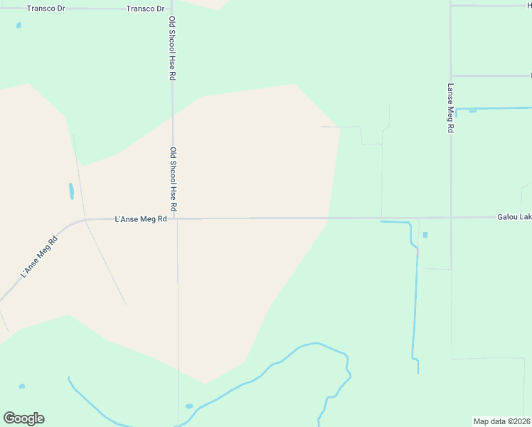 map of restaurants, bars, coffee shops, grocery stores, and more near 3108 L'Anse Meg Road in Mamou