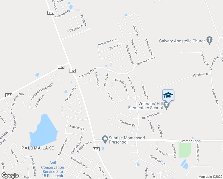 map of restaurants, bars, coffee shops, grocery stores, and more near 6744 Catania Loop in Round Rock
