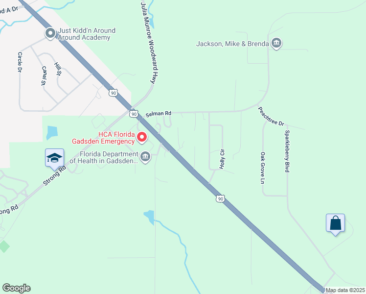 map of restaurants, bars, coffee shops, grocery stores, and more near 23324 Blue Star Highway in Quincy