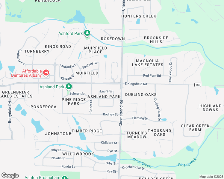 map of restaurants, bars, coffee shops, grocery stores, and more near 650 Laura Street in Pensacola