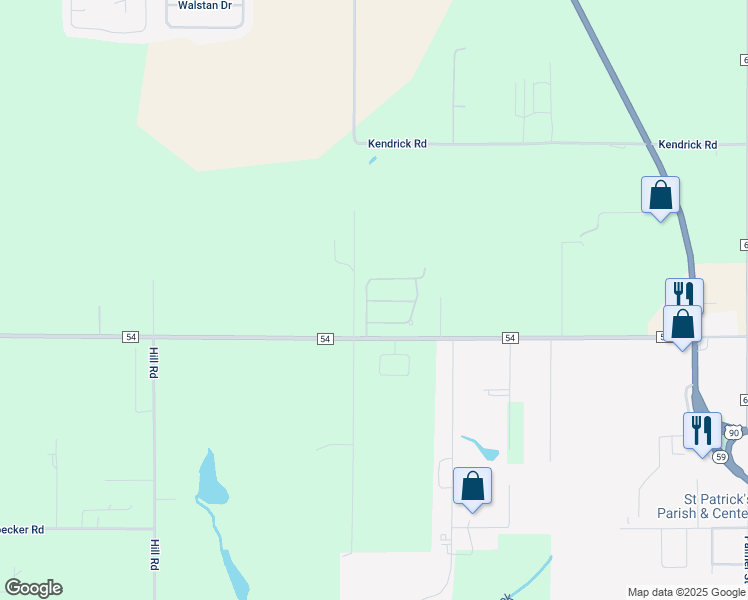 map of restaurants, bars, coffee shops, grocery stores, and more near in Robertsdale