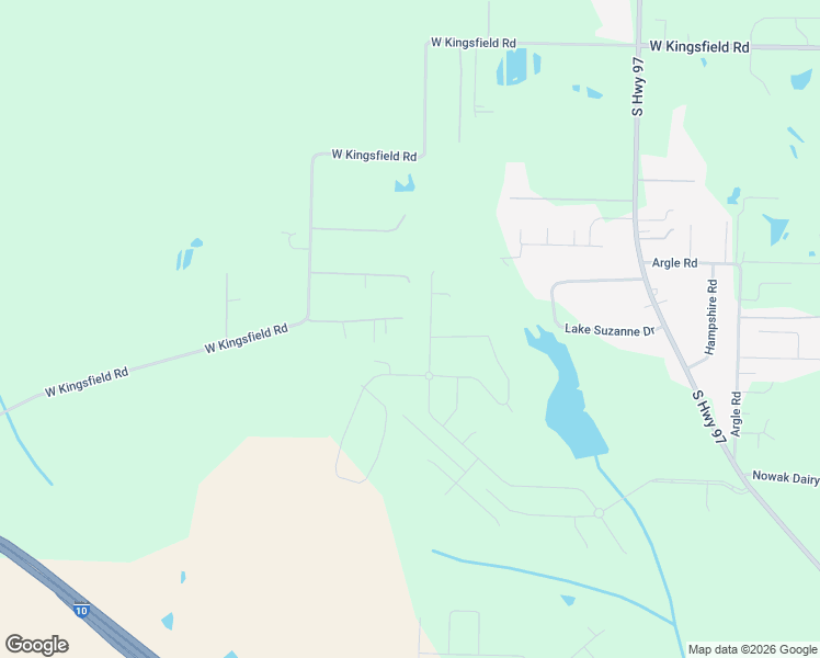 map of restaurants, bars, coffee shops, grocery stores, and more near 2111 Racer Lane in Cantonment