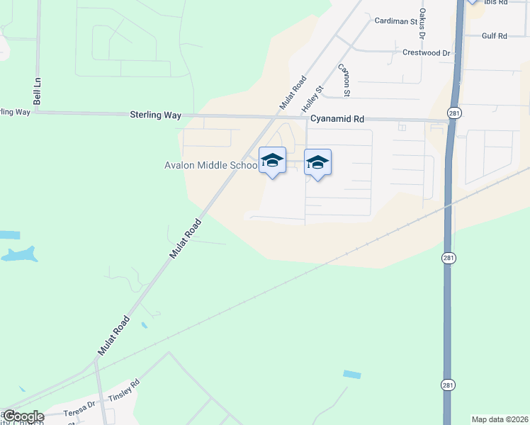 map of restaurants, bars, coffee shops, grocery stores, and more near 5432 Merlin in Milton