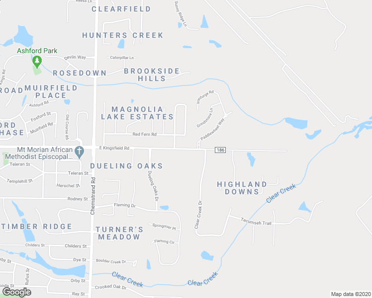 map of restaurants, bars, coffee shops, grocery stores, and more near 3261 East Kingsfield Road in Pensacola