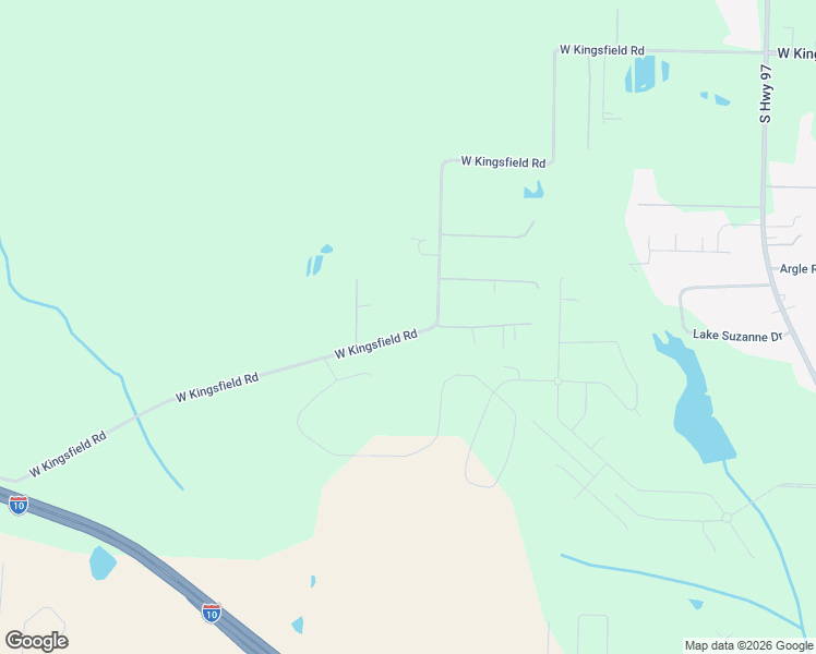 map of restaurants, bars, coffee shops, grocery stores, and more near 2496 West Kingsfield Road in Cantonment