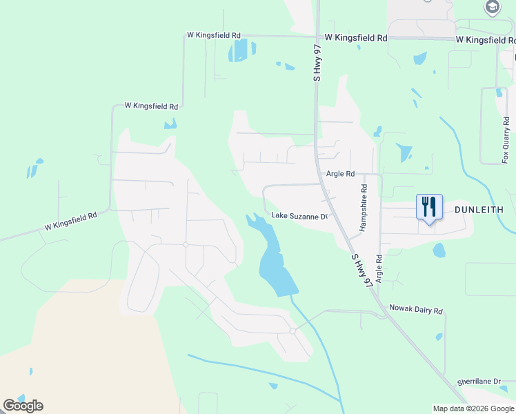 map of restaurants, bars, coffee shops, grocery stores, and more near 3129 Lake Suzanne Drive in Escambia County