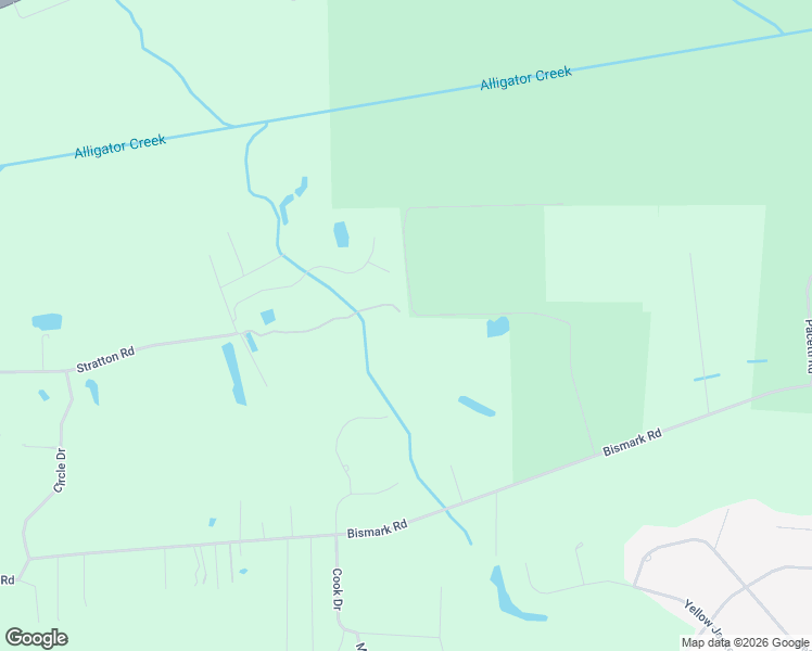 map of restaurants, bars, coffee shops, grocery stores, and more near Stratton Road in Callahan