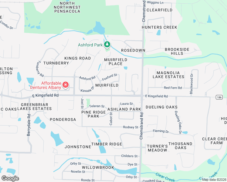 map of restaurants, bars, coffee shops, grocery stores, and more near 11704 Cabot Street in Cantonment