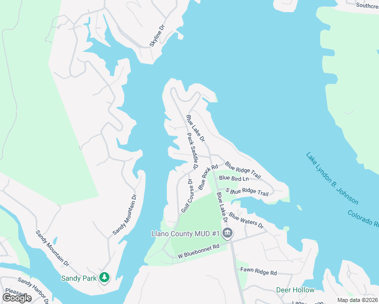 map of restaurants, bars, coffee shops, grocery stores, and more near 3400 Pack Saddle Drive in Horseshoe Bay