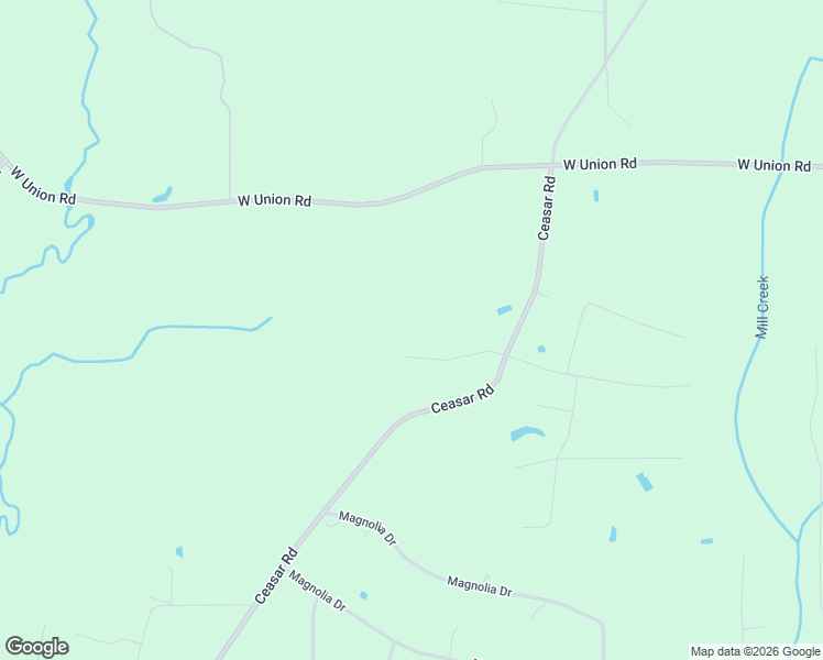 map of restaurants, bars, coffee shops, grocery stores, and more near 34 Hidden Hills Drive West in Picayune