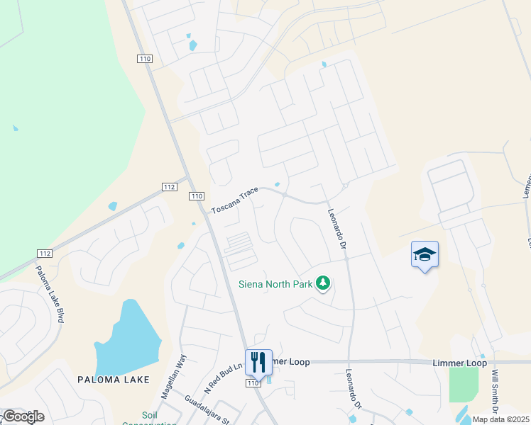 map of restaurants, bars, coffee shops, grocery stores, and more near 5709 Como Cove in Round Rock