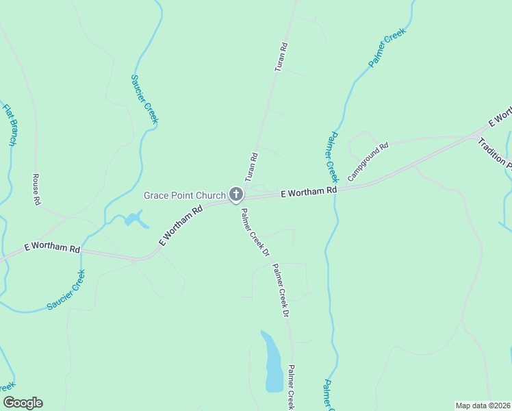 map of restaurants, bars, coffee shops, grocery stores, and more near 14745-15121 East Wortham Road in Saucier