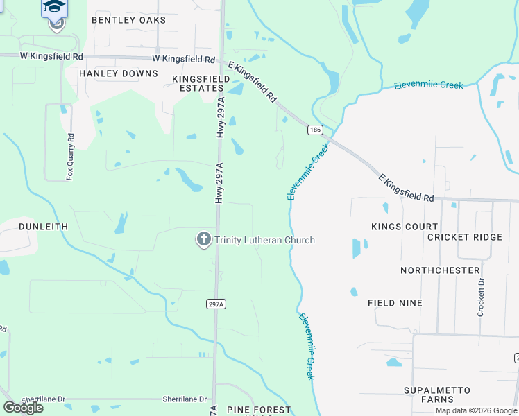 map of restaurants, bars, coffee shops, grocery stores, and more near 2276 Brookwood Pl in Cantonment
