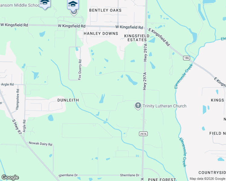 map of restaurants, bars, coffee shops, grocery stores, and more near 532 Ashley Road in Escambia County