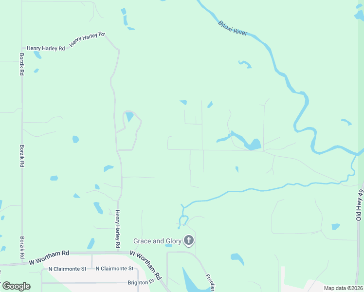 map of restaurants, bars, coffee shops, grocery stores, and more near 18516 Bert Dedeaux Road in Saucier