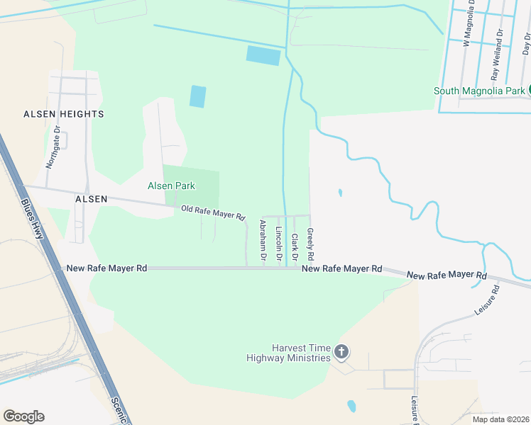 map of restaurants, bars, coffee shops, grocery stores, and more near 13585 Abraham Drive in Baton Rouge