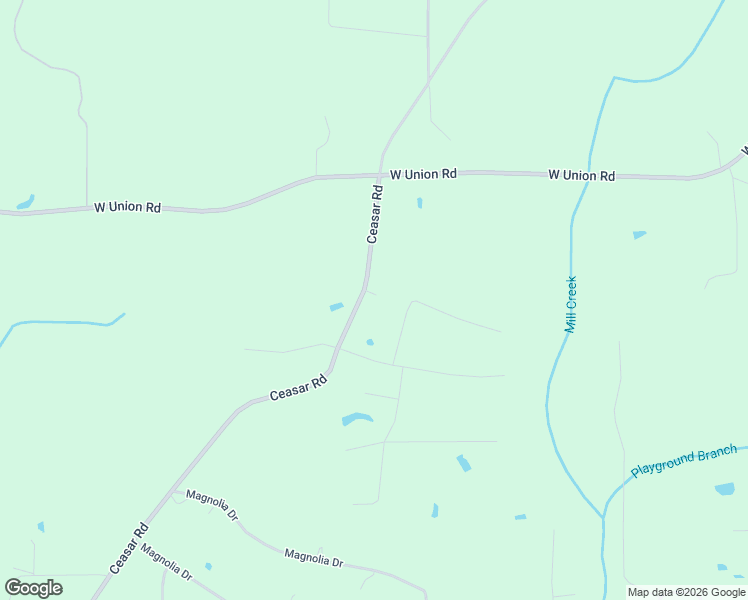 map of restaurants, bars, coffee shops, grocery stores, and more near 1116 Ceasar Road in Picayune