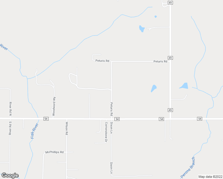 map of restaurants, bars, coffee shops, grocery stores, and more near Peturis Road in Baldwin County