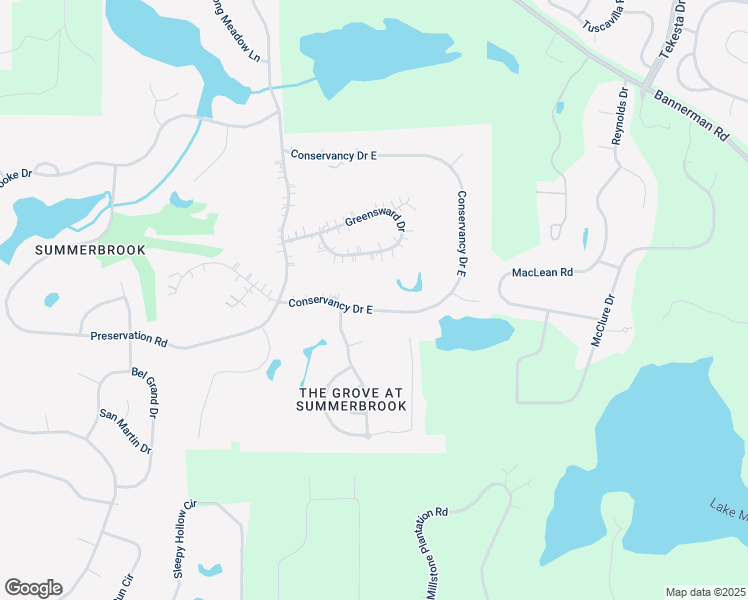 map of restaurants, bars, coffee shops, grocery stores, and more near 1244 Conservancy Drive East in Tallahassee