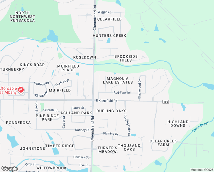 map of restaurants, bars, coffee shops, grocery stores, and more near 3230 Shallow Branch Street in Cantonment