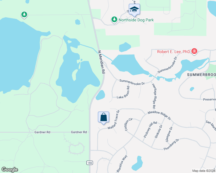 map of restaurants, bars, coffee shops, grocery stores, and more near 7136 Upland Glade Street in Tallahassee