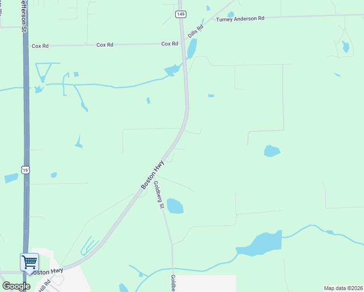 map of restaurants, bars, coffee shops, grocery stores, and more near 1070 Boston Highway in Monticello