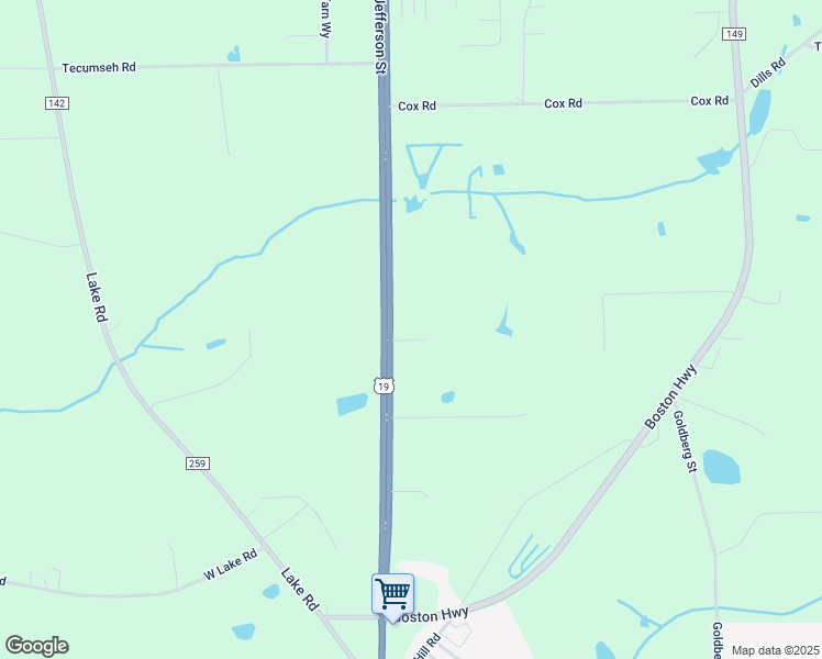 map of restaurants, bars, coffee shops, grocery stores, and more near 1780 North Jefferson Street in Monticello