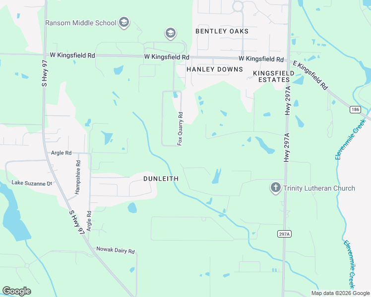 map of restaurants, bars, coffee shops, grocery stores, and more near 1945 Fox Quarry Road in Escambia County