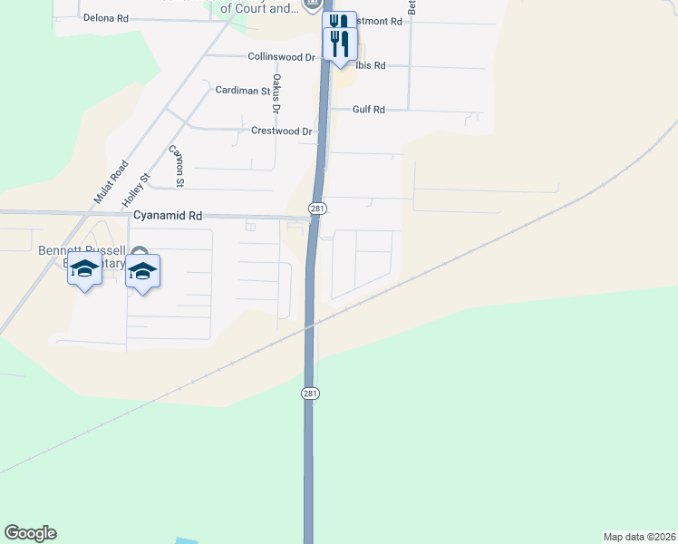 map of restaurants, bars, coffee shops, grocery stores, and more near 5833 Pebble Ridge Drive in Milton